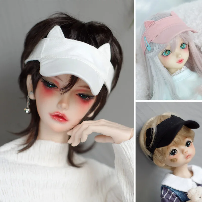 

BJD Hat Doll Cap Cat ear sunshade duck tongue baseball cap for 1/3 1/4 1/6 BJD SD DD MSD MDD YOSD Doll Accessories