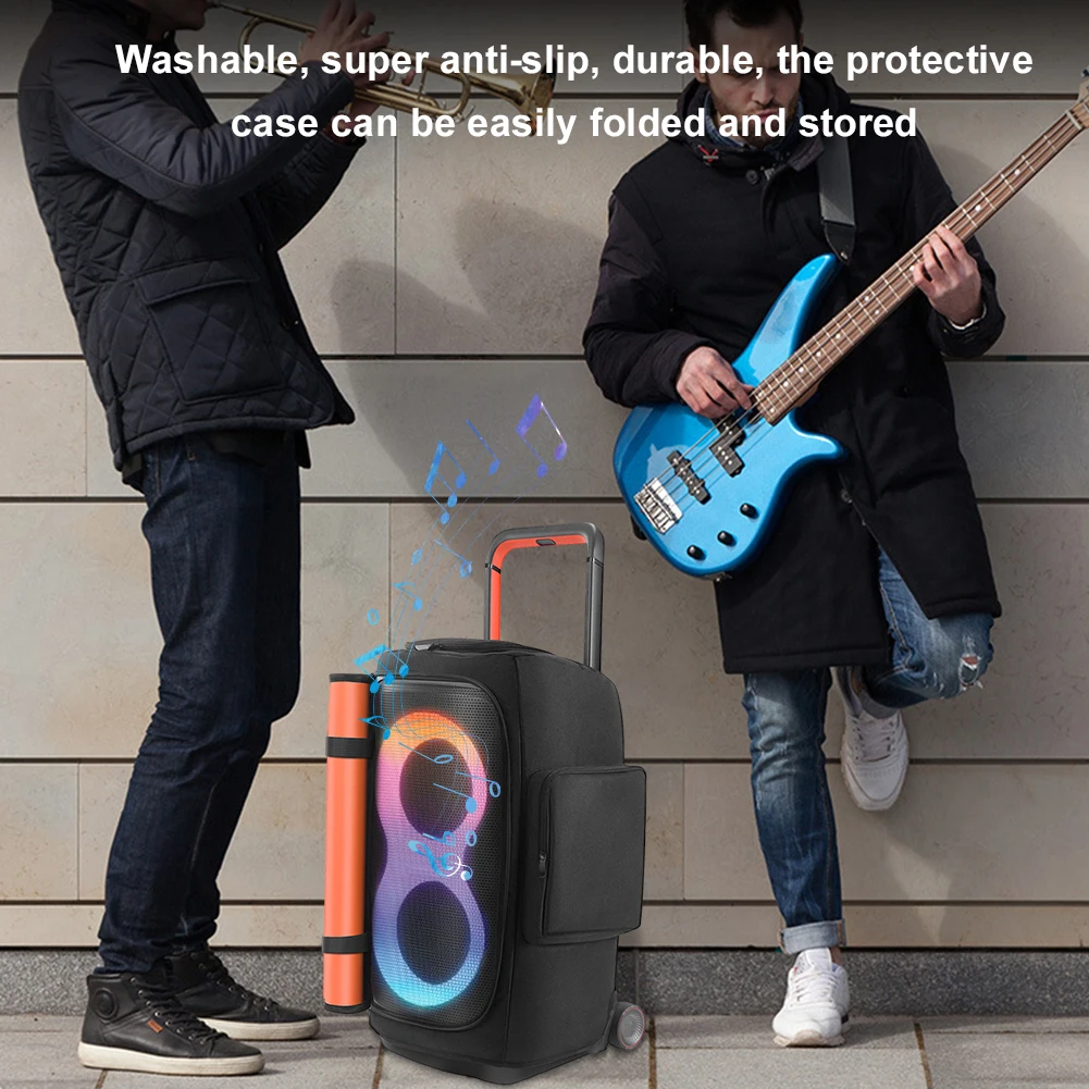 Portable Speaker Dust Case Waterproof Party Speaker Dust Cover Double-Sided Speaker Storage Bag for JBL PARTYBOX 520 Storage Bag