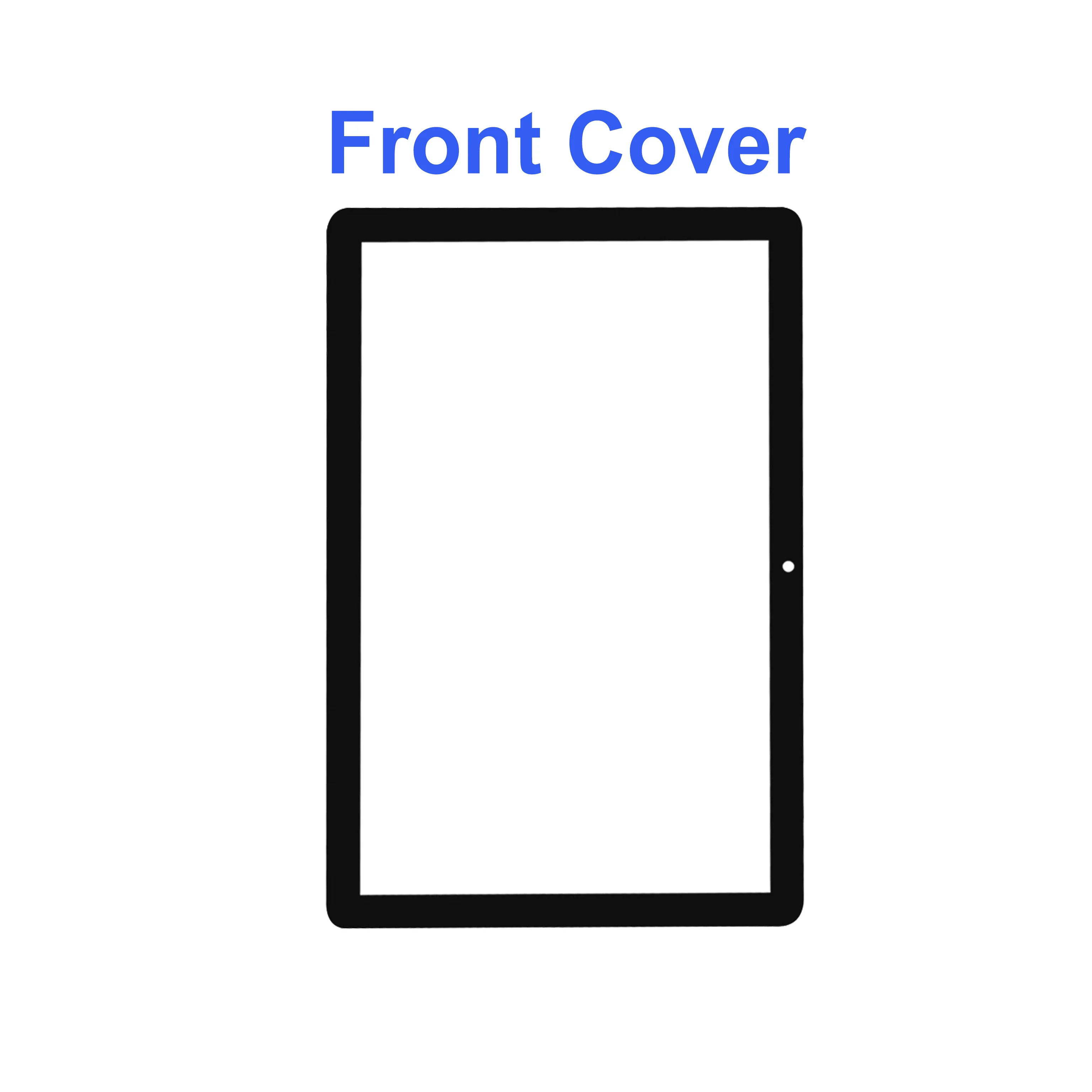 Front Cover or LCD For Amazon Kindle Fire HD 10 2021 LCD HD10 11th Gen 2021 T76N2B T76N2P Display Touch Screen Assembly Repair