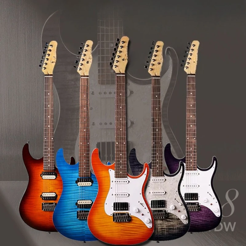 Electric guitar STELLA H2 DW single shake, can be cut, students play