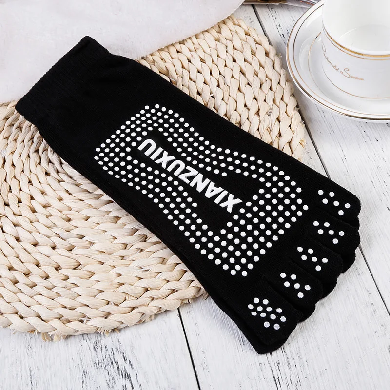 Men Women cotton breathable non-slip socks cotton sports five-finger socks