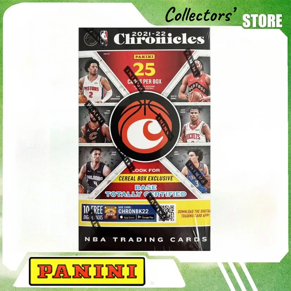Panini 2021-22 Chronicles Court Sports Trading Card Cereal Box Factory Sealed Exclusive Parallel Souvenir Hobby Collectible Gift