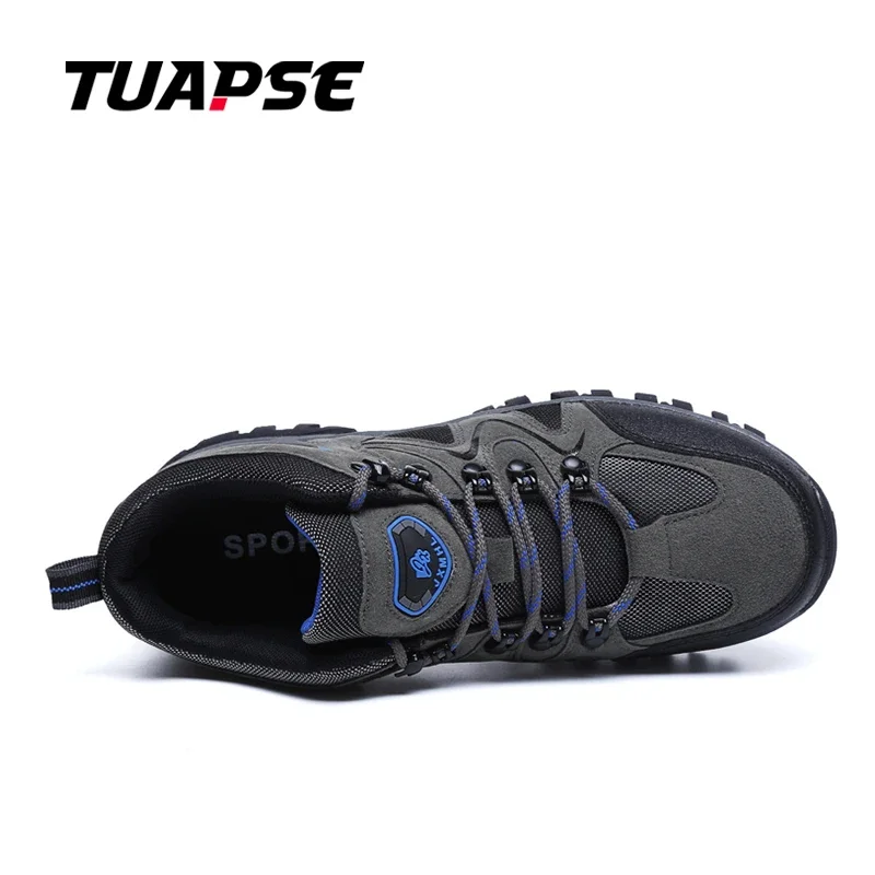 TUPASE High Quality Breathable Outdoors Hiking Shoes Men Trekking Climbing Sneakers Non-slip Male Tactical Camping Walking Shoes