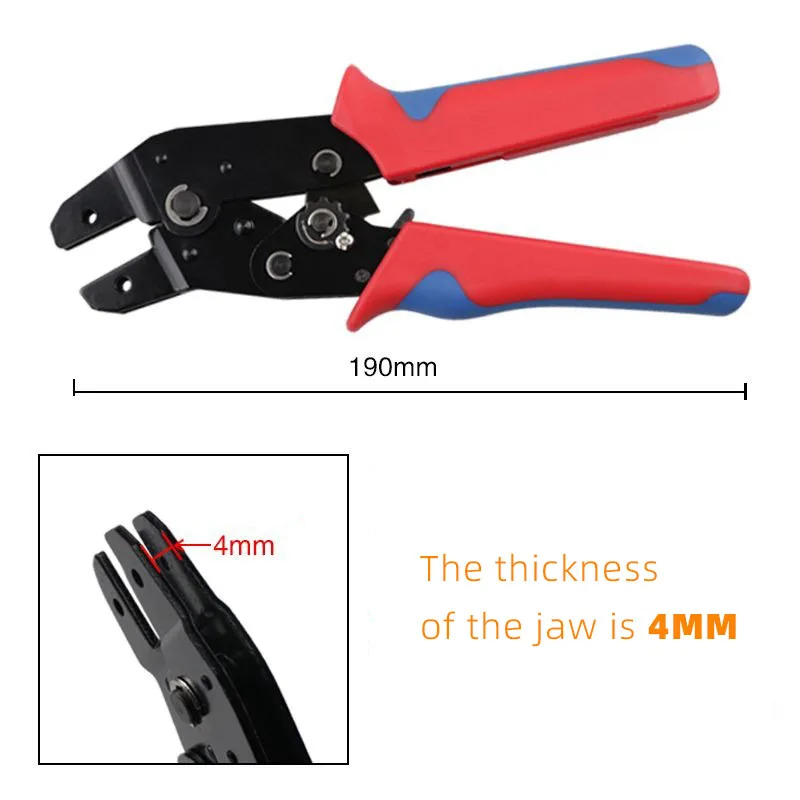 SN Series Replacement Crimping Pliers Crimp Jaw Set, 4mm Slot Jaws, SN-58B/02C/2546B/2549 /06/-6/06WF/03H High Precision