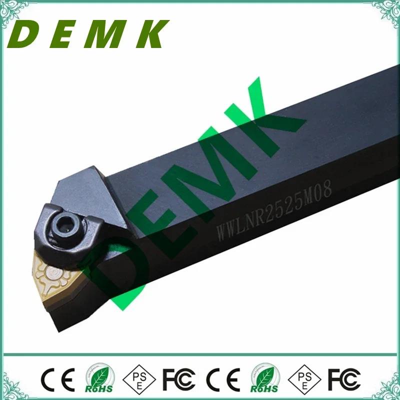 Imagem -03 - Externo Torneamento Ferramenta Holder Grupo Cnc Ferramentas de Corte Inserções de Carboneto Torno Bar Wwlnr2023k08 Wwlnr2525m08 Wwlnr3232 Wnmg