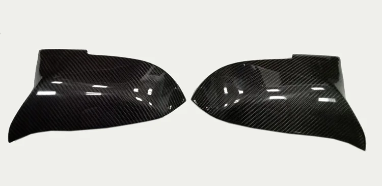 Dry Carbon Fiber Mirror Caps Cover for BMW F20 F22 F30 F32 F33 F36 F87 M2 X1, Pre-Preg Autoclave UV Resistant 2x2 Twill Gloss Fi