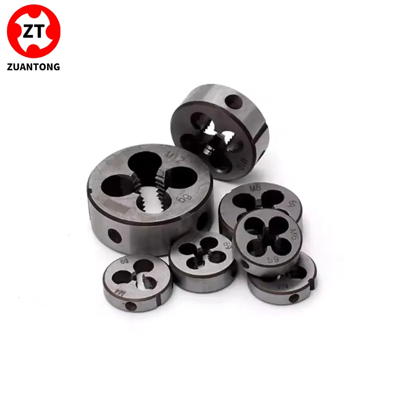 ZUANTONG HSS-6542 Metric Thread Round Die M1 M1.4 M2 M3 M3.5 M4 M4.5 M5 M6 M6.5 M7M7.5M8M8.5M9M9.5M10M11M12 Screw Threading Dies