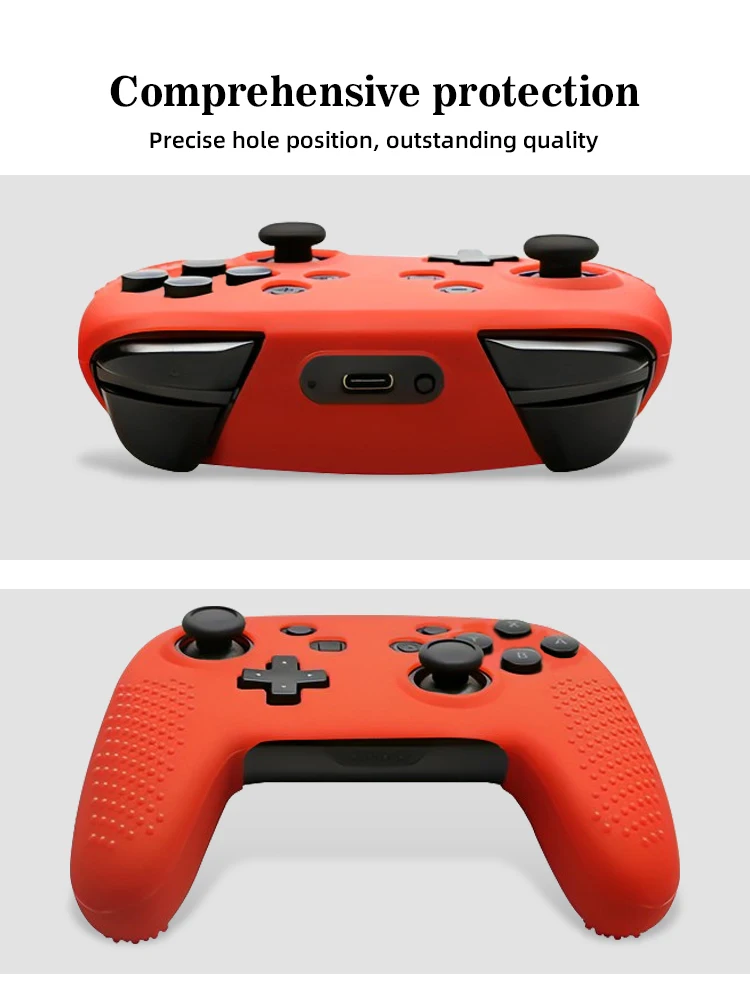 DATA FROG Soft Silicone Case Compatible-Nintendo Switch Pro Controller Protective Skin Cover Grips For Switch Pro Accessories