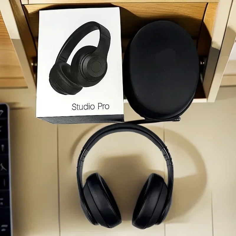 En stock Estudiopro4es es adecuado para Bluetooth inalámbrico montado en la cabeza de Apple Android con bolsa de almacenamiento expandible.