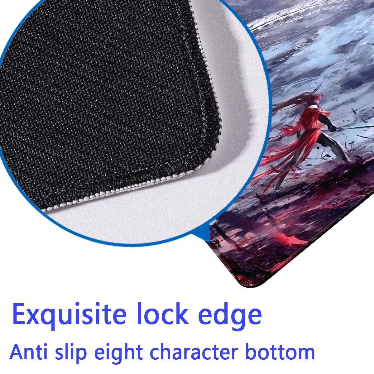 Gaming Mouse Pad Anime Naraka Bladepoint Pc Accessories Deskmat Mousepad Gamer Desk Protector Keyboard Mat Large Mats Mause Pads