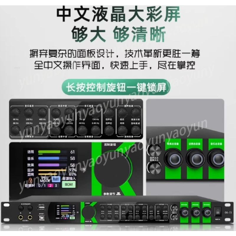 Effects Professional Pre-digital Reverb Anti-howling Home Equalization Audio Processor