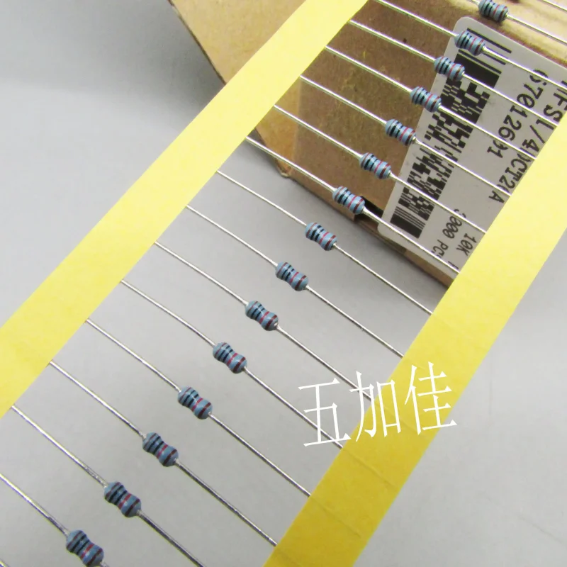 10-100pcs original box MFS1/4DCT26A1002F 10K 1% 1/4W small volume imported metal film resistor