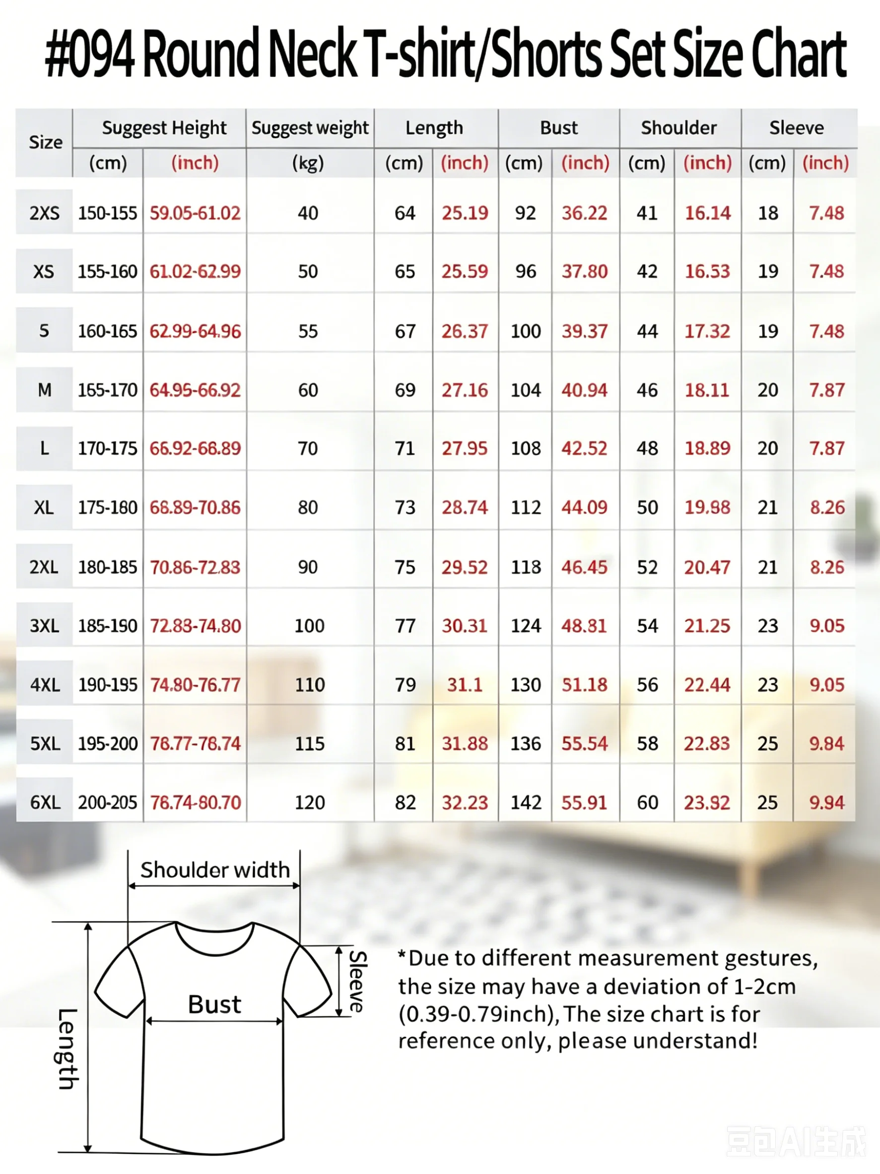 Lustiges T-Shirt mit koreanischem Buchstaben-Herz-Grafikdruck, Unisex Sommer-Freizeitshirt mit Rundhalsausschnitt und lockeren kurzen Ärmeln, Harajuku Kawaii Streetwear – Detail 1
