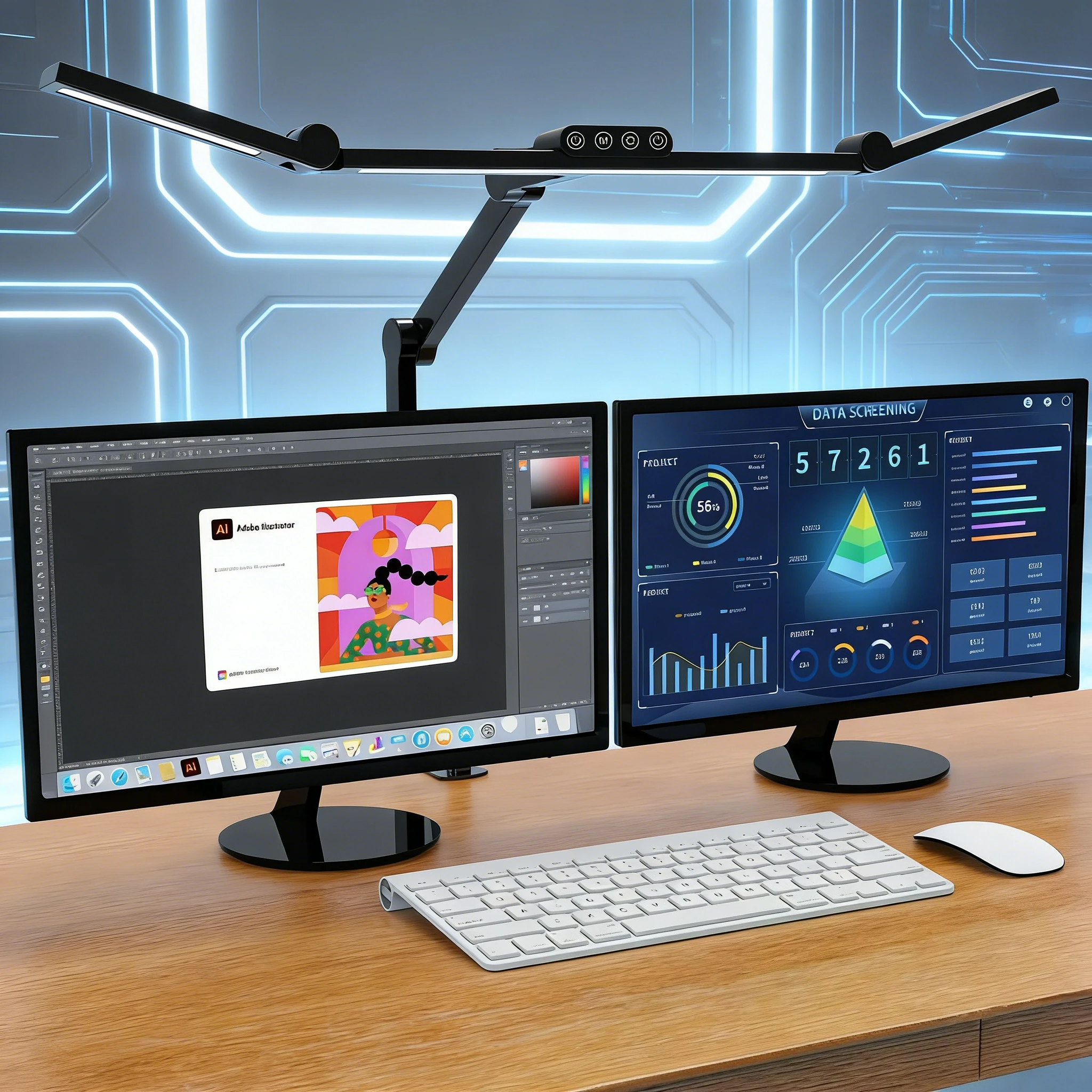 Led Desk Lamp With …