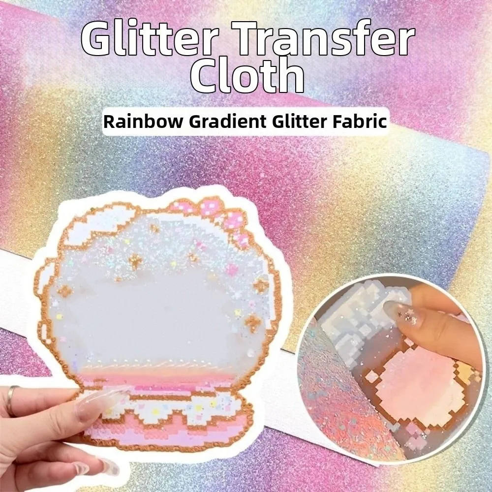 5/10Pcs Fuse Beads Rainbow Glitter Baking Cloth Shining DIY Heat Resistant Ironing Sheets High Temperature Resistant Reusable