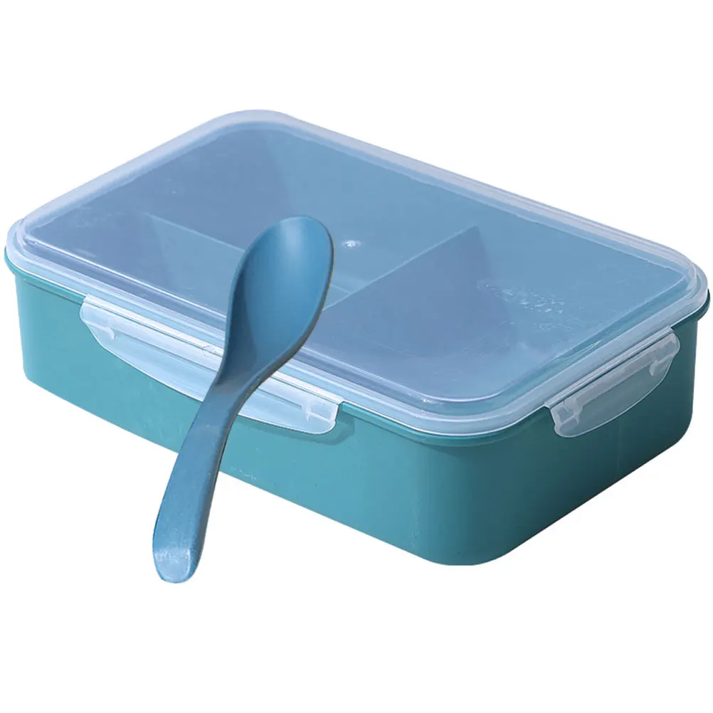 

4-Grid Sealing Bento Lunch Box Compartment Microwave Safe Multi-Grid Fruit Snack Container Compartment Lunch Box