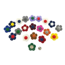 BoYuTe (20 Pieces/Lot) Classic Design Non-Woven Fabric Flower Brooch Brief Men Suit Lapel Pin Brooch