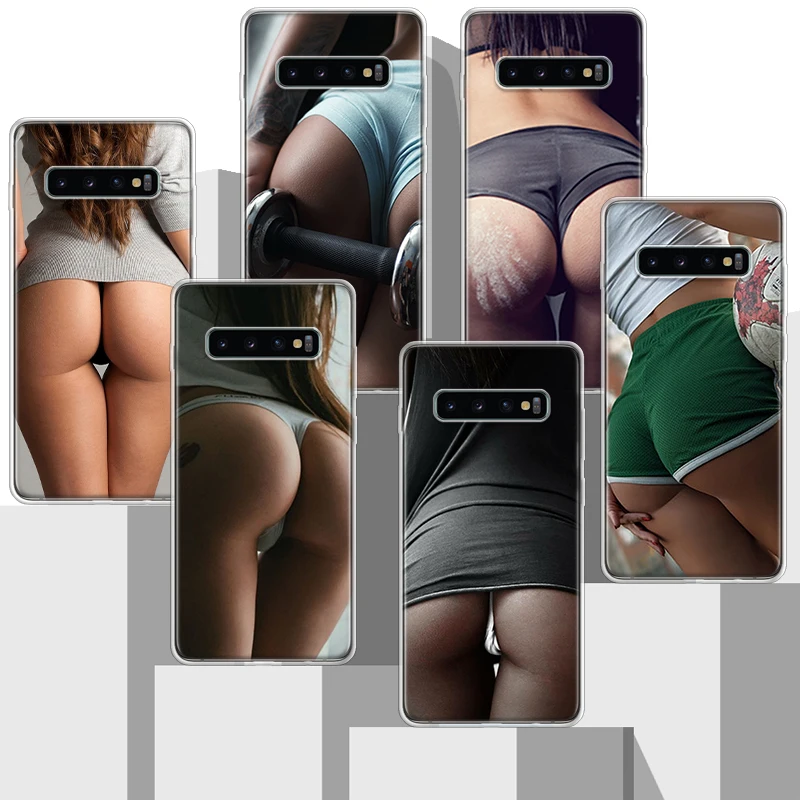 Sexy Ass Underwear Bikini Woman Girl Soft Silicone Phone Case For Samsung Galaxy S24 S23 S22 Ultra S21 S20 FE S10 Plus S10E S9