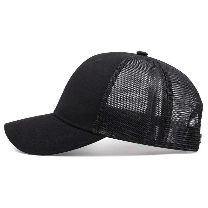 1 Stück Belüftete Mesh-Baseballkappe für Damen und Herren, Erwachsenen-Netzkappe mit Flachem Gebogenem Schirm, Atmungsaktive Sommer-Sonnenschutzkappe, Frühlings-Trucker-Cap – Detail 8
