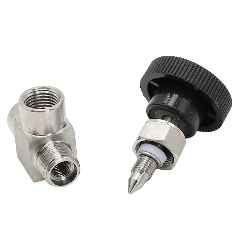 

1/8 "1/4" 3/8 "1/2" BSP с равной внутренней резьбой из нержавеющей стали 304, запорный игольчатый клапан для контроля расхода