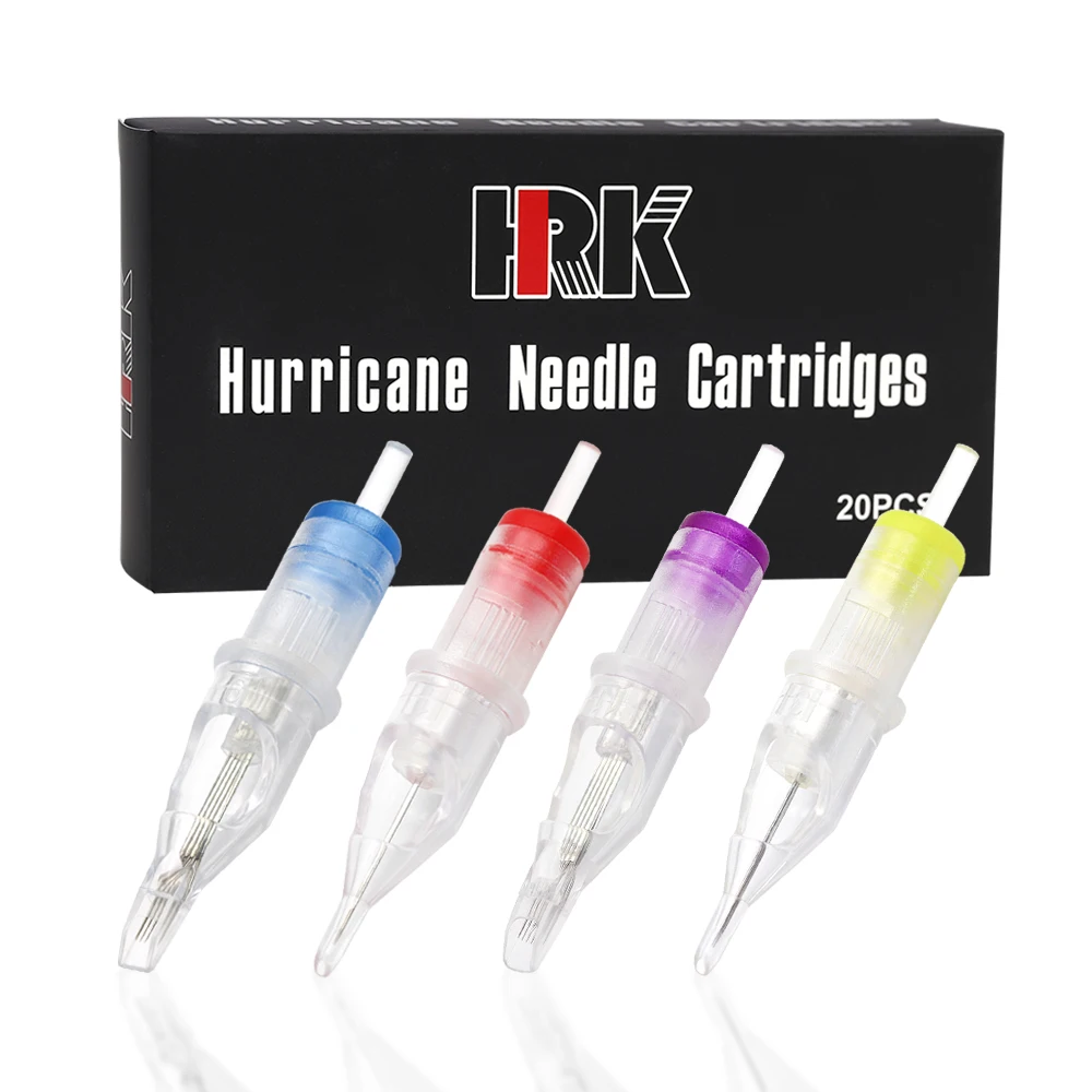 0.35mm and 0.30mm Round Magnum HRK Cartridge Needles 40PCS Disposable Needles For Tattoo Body Art & Cartridge Machines Grips