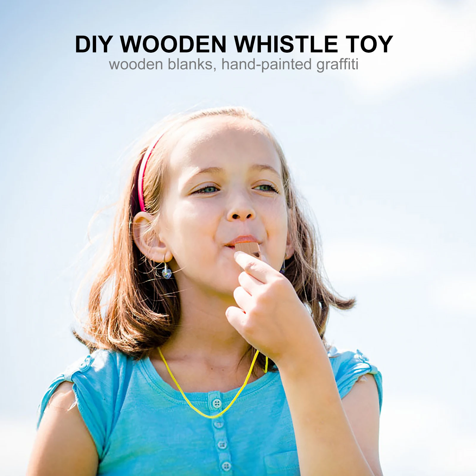

2pcs Wooden Whistle Kids Toy Smooth Old Train Sound Children Musical Creativity Baby Gifts Christmas Stocking