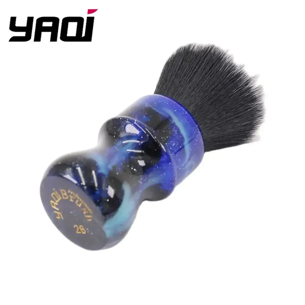 Shaving Brush YAQI 26MM Mysterious Space Color Handle Tuxedo Wet Shaving Brush For Mens