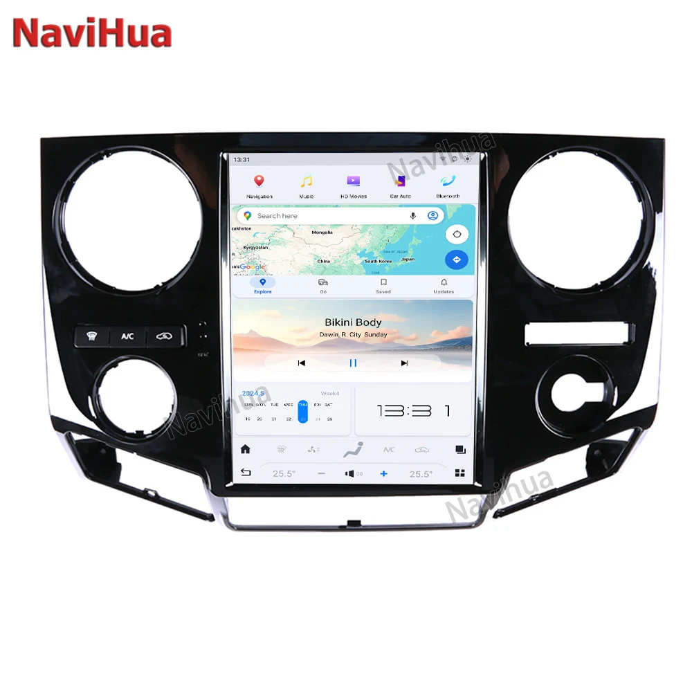 Navihua Android 13 Car Multimedia Stereo for Ford F250 F350 F450 F650 2009-2014 With GPS Audio Radio Head Unit Navigation Screen