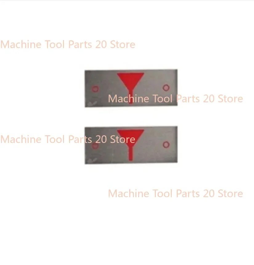 2PCS Scale Pointer Ruler Arrow Equipment Measuring  Middle Line Zero Line Indicator Needle Zero Arrow Sign Red (Printed) Pointer