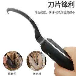 Left and right hand hoof repair tools, sheep donkey stainless steel hoof repair knife, professional hoof repair knife