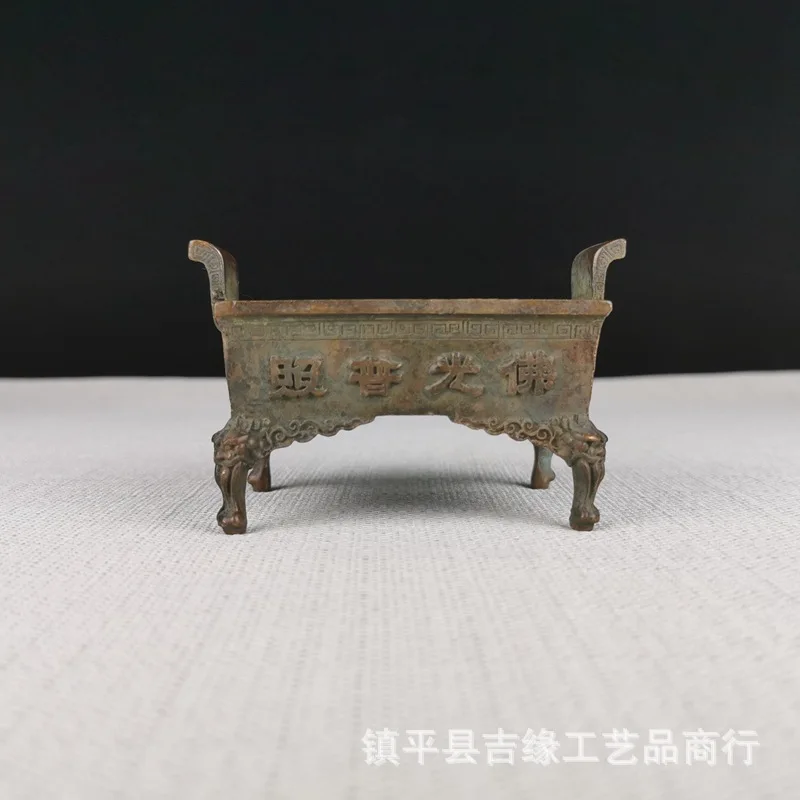 

Square Burner Incense Burner Home Indoor Decoration Incense Line Incense Tripod Desktop Crafts Furnishings