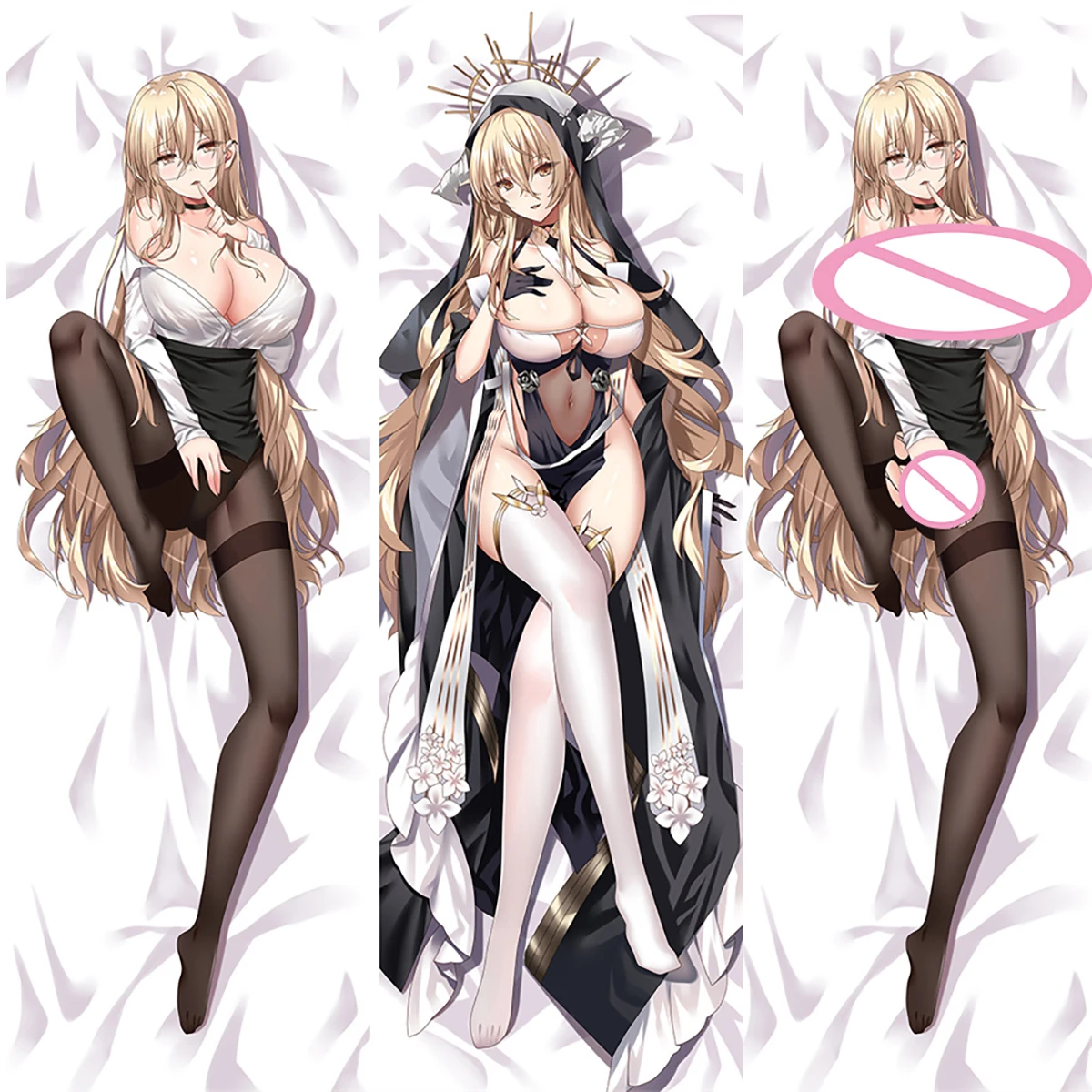 

Game Azur Lane KMS Agir Dakimakura Hugging Body Pillow Case Anime Long Pillow Cover Home Bedding Gifts