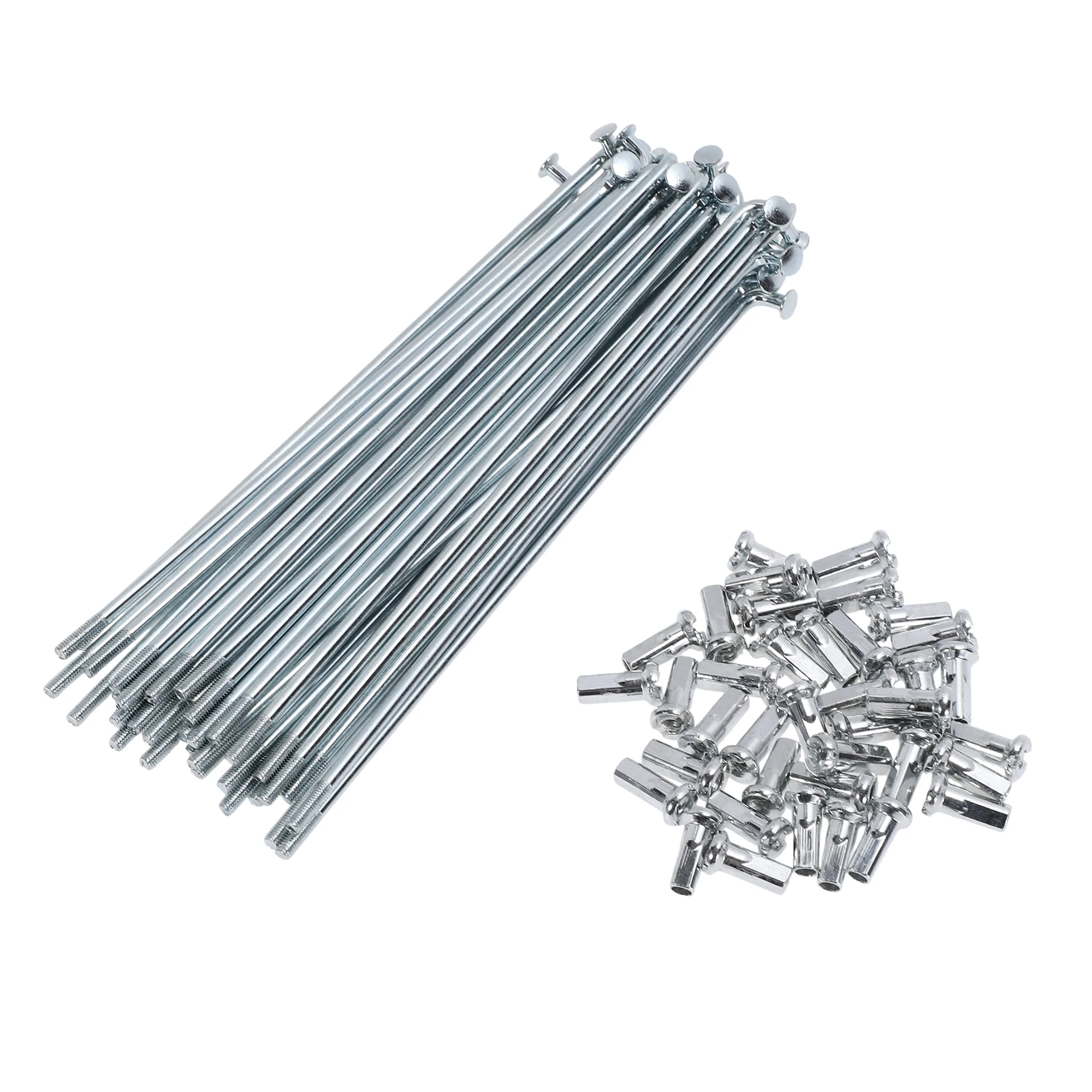 AliExpress X Autohaux Carbon Steel Galvanized 38 Set 12G Bicycle Spokes 175mm 182mm 185mm 190mm 194mm 200mm 204mm 206mm 210mm 220mm 230mm