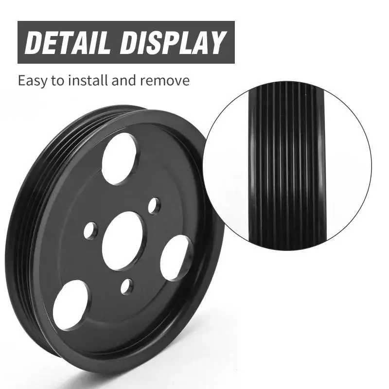 

6C1Q3A733AA 1372740 Power Steering Pump Pulleys for Ford Transit Mk7 2.2 TDCI for Jeep Wrangler Peugeot Boxer 2.2 HDI