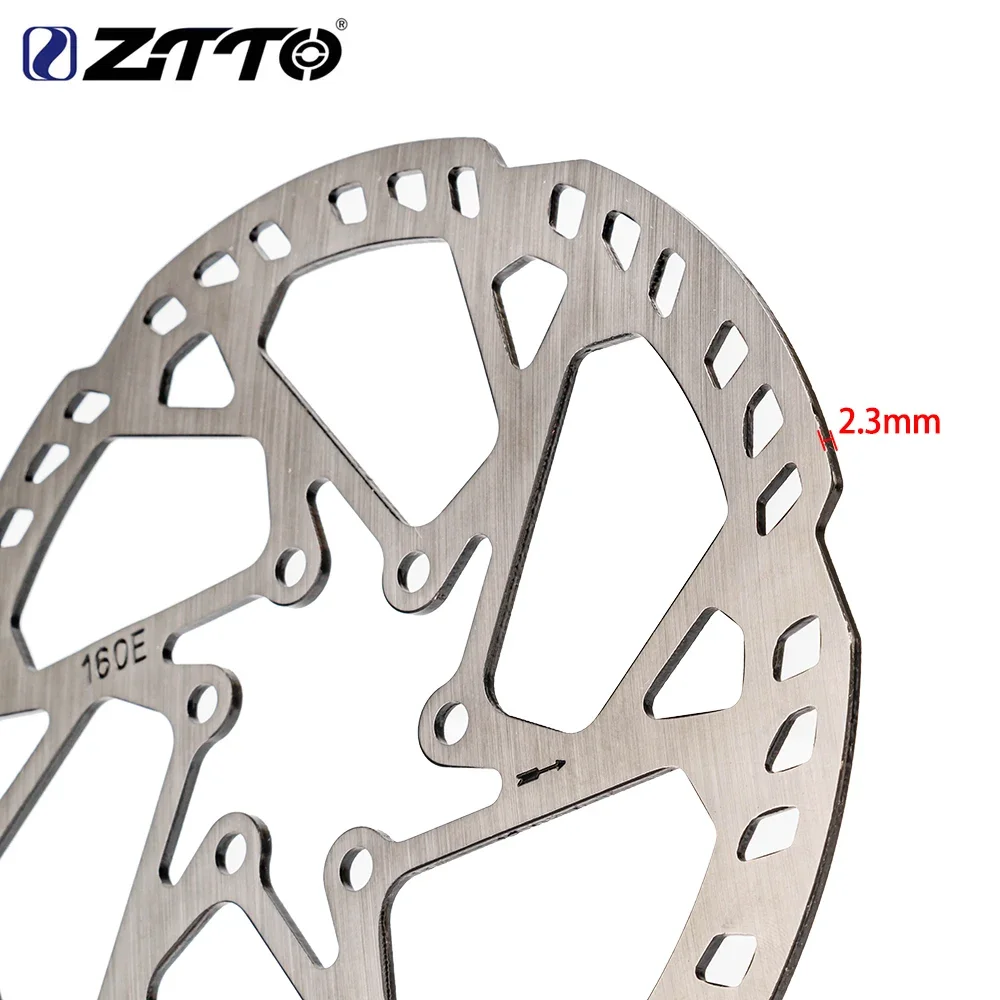 

ZTTO BIKE 2.3mm Thicken MTB E-bike Bicycle Disc Brake Rotor Stainless Steel 140/160/180/203/220mm 6 Bolts Hub Mount Bike Parts