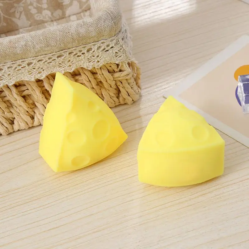 New Cheese Squishies Toy Slow Rising Stress Relief Fidget Toy For Adults Anti-Anxiety Gifts Funny Squeeze Slow Rebound Toy