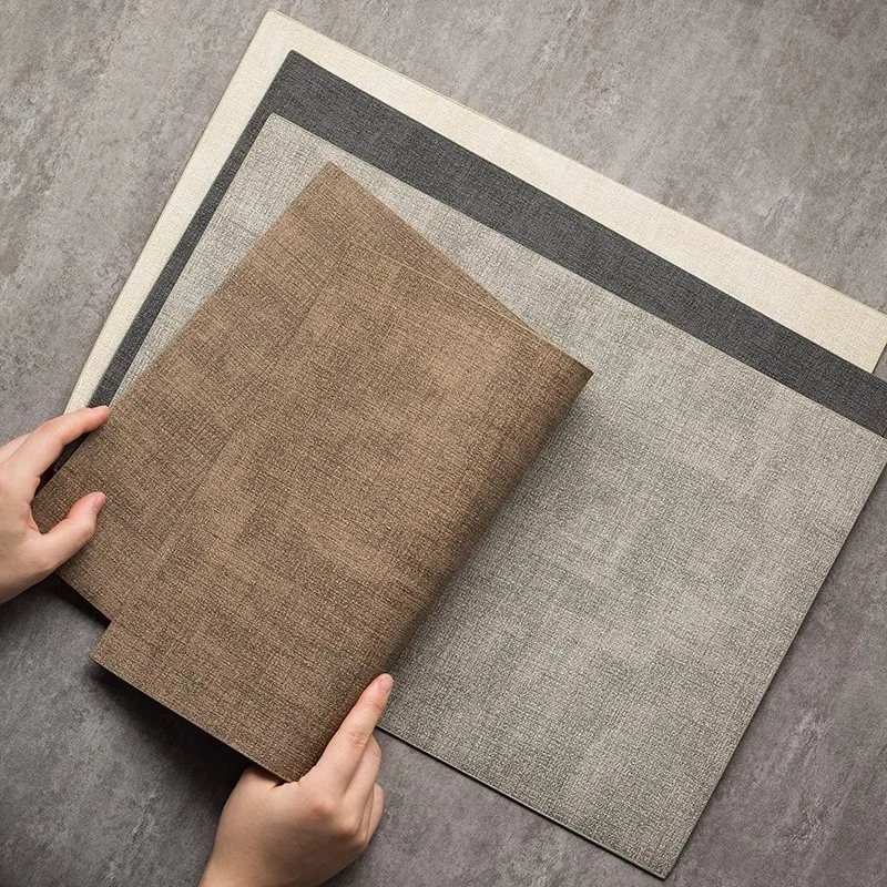 Nordic Style Double-Sided Non-Slip Heat Resistant Placemats Texture Table Mats for Dining Table Restaurant Kitchen Tableware Mat
