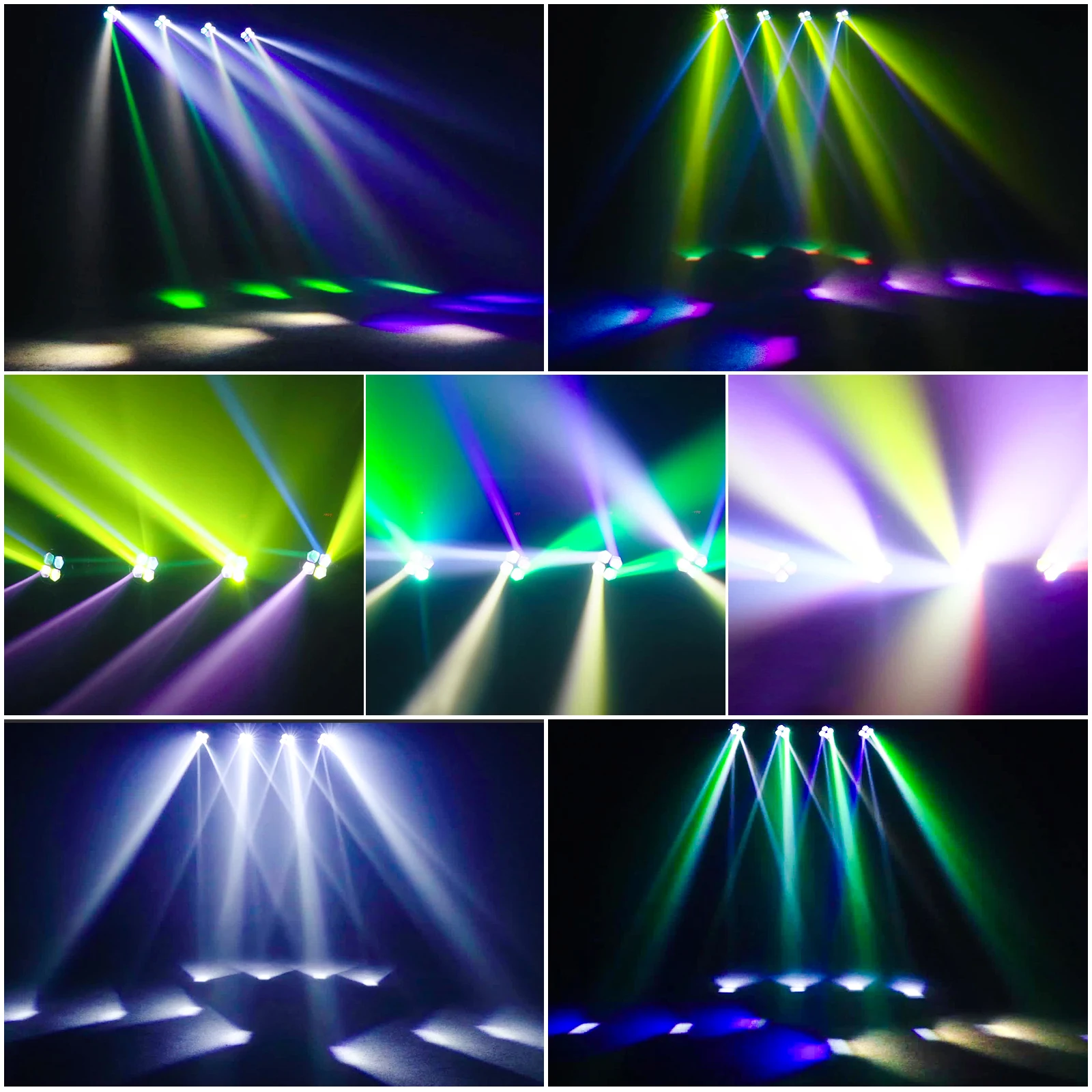 U'King-luces de cabeza móvil de Ojos de abeja, iluminación de escenario con efecto de flor DMX para DJ, discoteca, fiesta, concierto, 65W