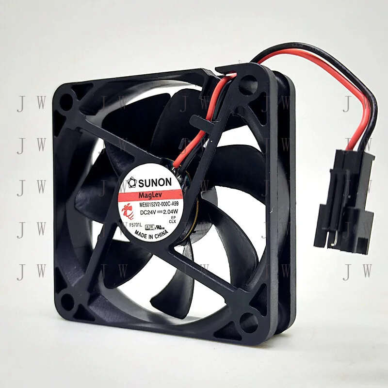 DDW  For Sunon me60152v2-000c-a99 6015 DC 24V 2.04W  6cm ultra thin fan 5400RPM