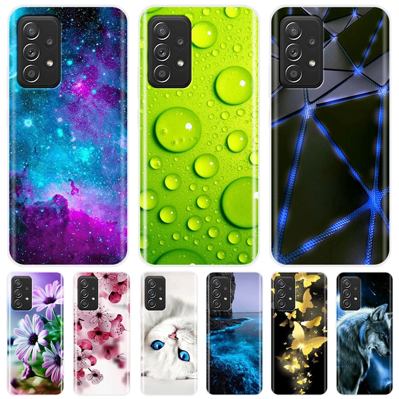 

Чехол A52 A52S для Samsung Galaxy A52, силиконовый мягкий чехол из ТПУ для Samsung Galaxy A52s 5G, силиконовый чехол, чехол Fundas