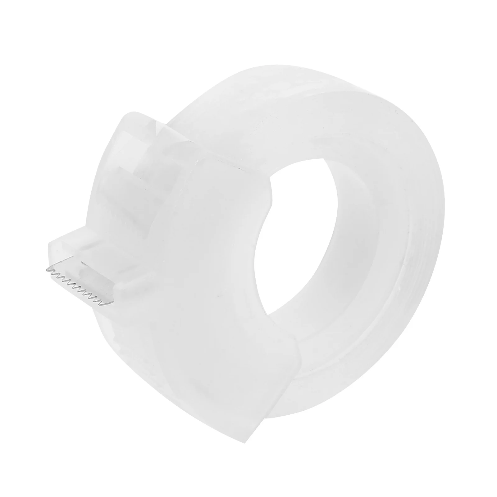 Dispensador de fita de plástico portátil, suporte para mesa, escritório, casa, reutilizável, cortador de fita profissional, dispensador de adesivo
