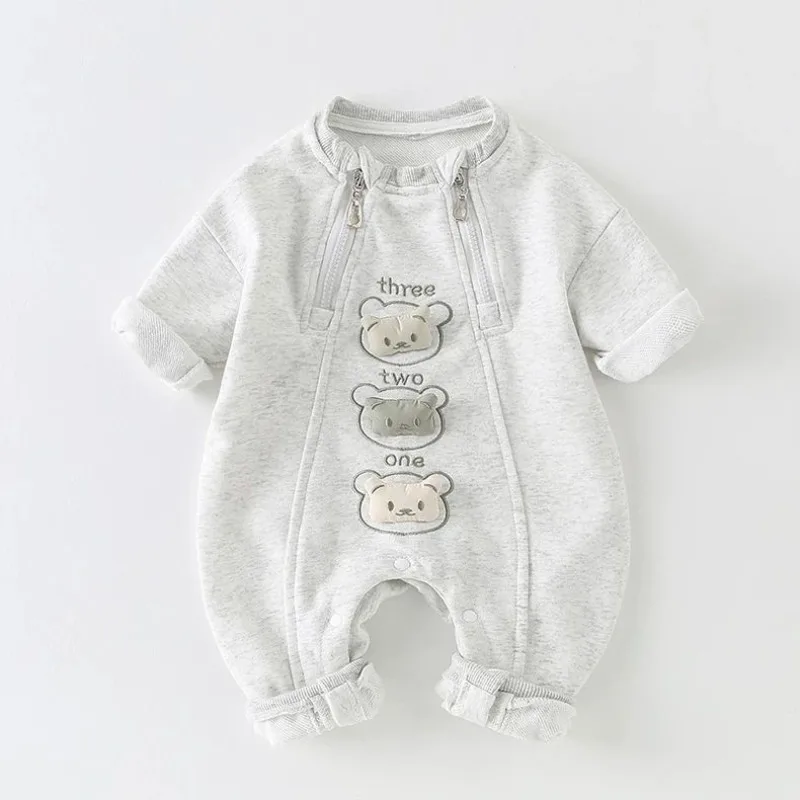

New Autumn and Winter Newborns Boys Girls Long Sleeves Stormtrooper Suit Little Bear Jumpsuit Infant Toddler Bebe Costume