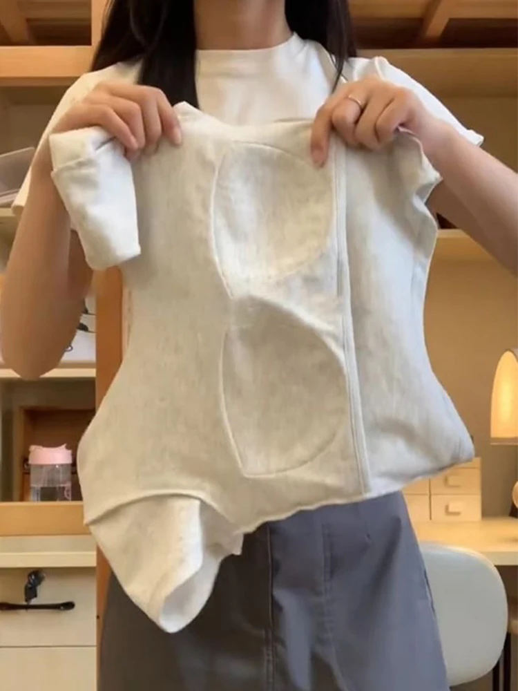 

Solid Short Sleeve T-shirt Summer Crop Tops Women 's Short Sleeve Tee Fashion Casual Basics Slim Fit Tops