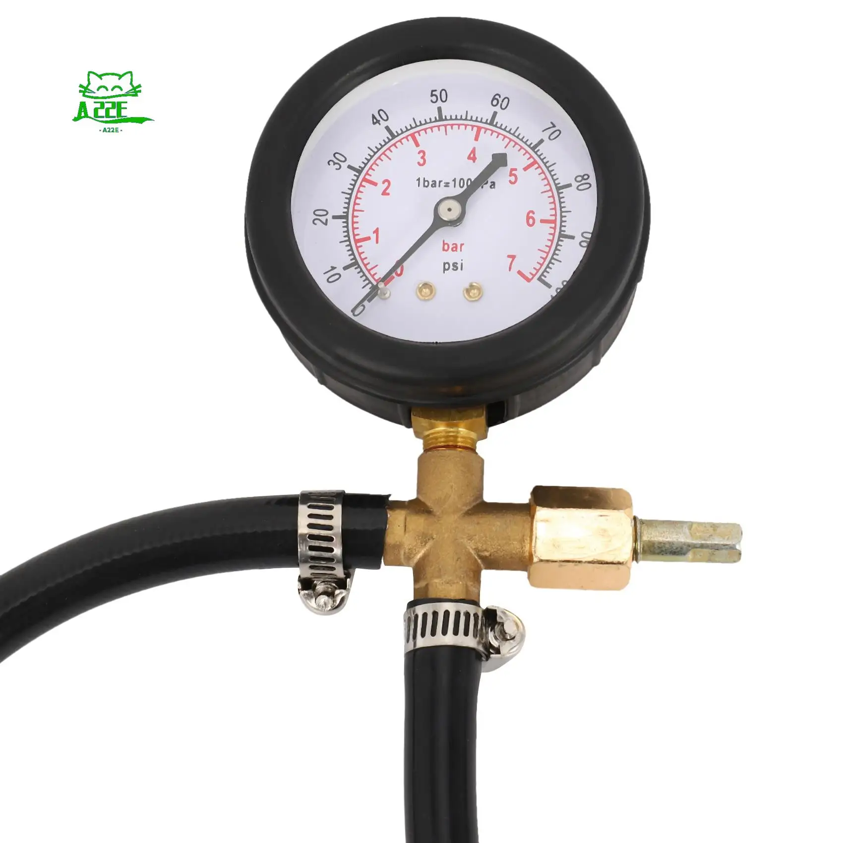 

A22E-быстросъемный манометр для измерения давления топливного насоса с клапаном 0-100PSI