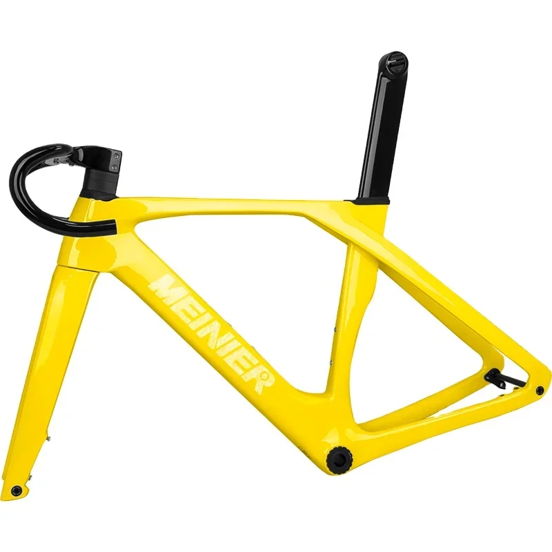 Hidden Carbon Fiber Disc Brake Road Bike Frame Lightweight