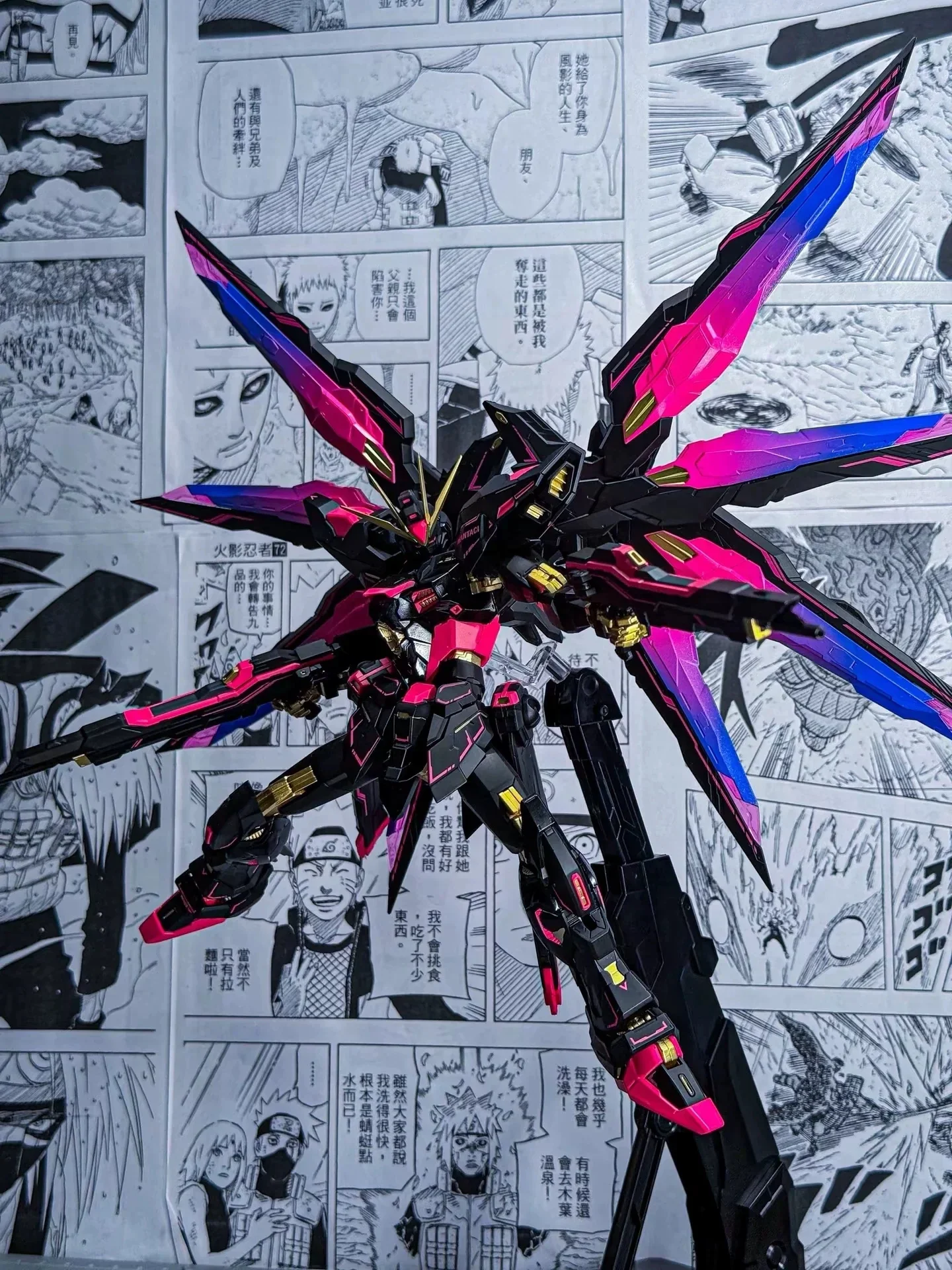 20CM Official Genuine PB Bandai Soul Limited MB Jay Chou PHANTACI Assault Freedom Gundam Alloy Figure Model