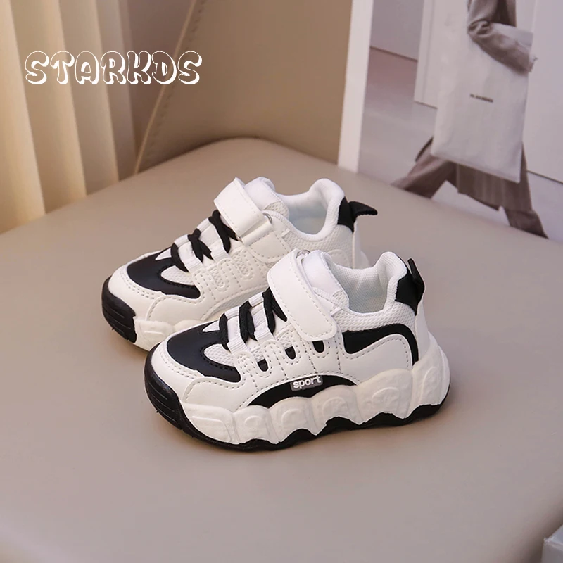 Baby Child Mesh Sneakers 2024 Summer New Soft Sole Breathable Net Tennis Boys Girls Brand Design Sport Shoes with Hook & Loop