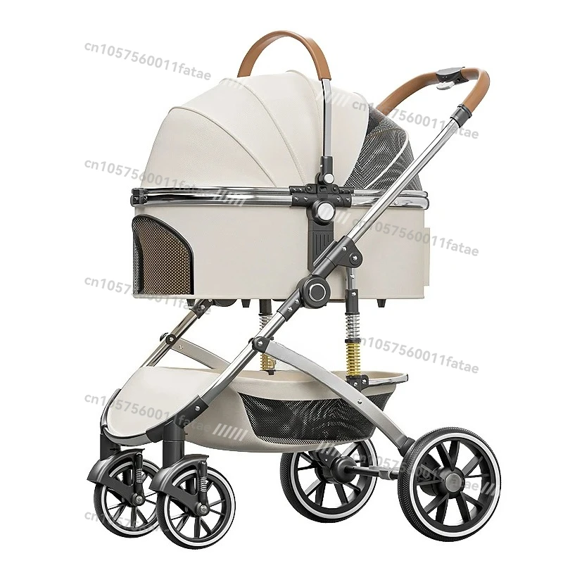 

High Level Pet Trolley ，Pet Stroller Dog Cat Trolley Luxury Pet Carriers & Travel Products