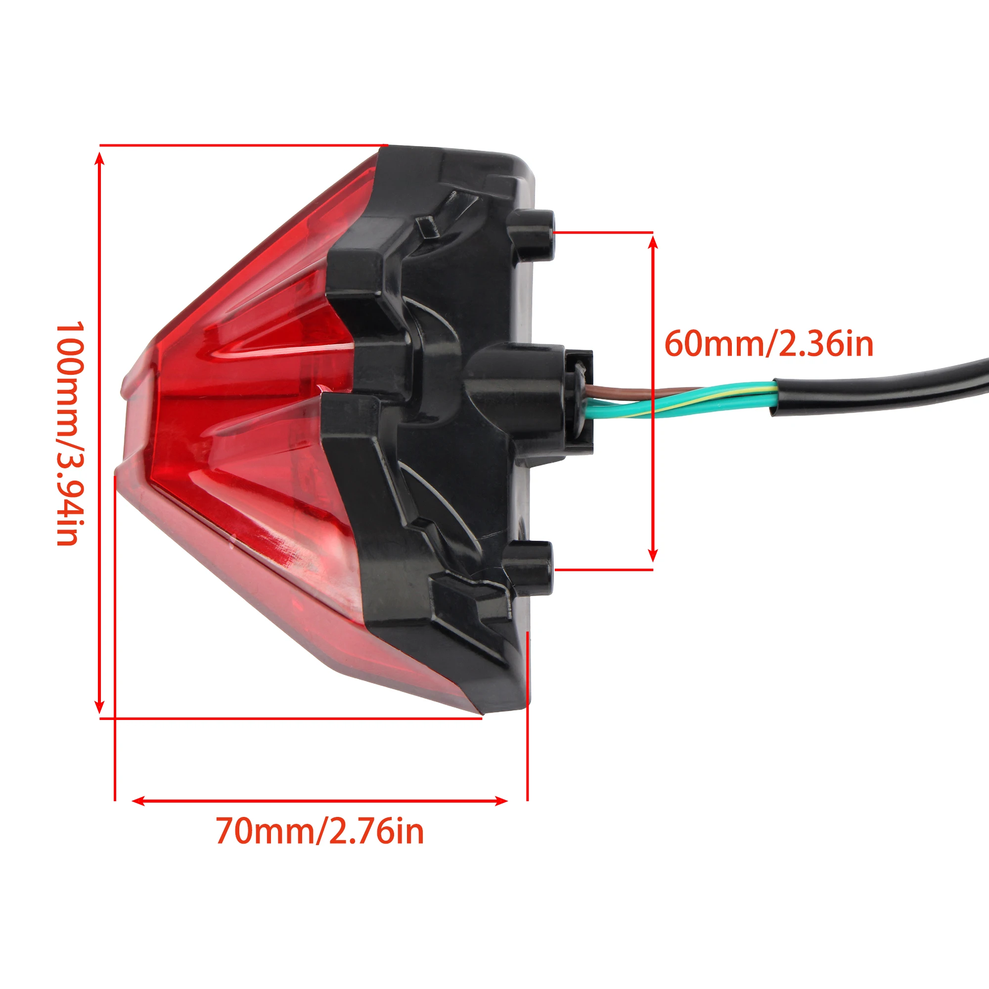 Motorcycle Tail Light Motocross Taillight for KTM EXC EXCF XCW XCFW XWF 150 250 350 450 500 Enduro Modifications Dirt Bike Parts