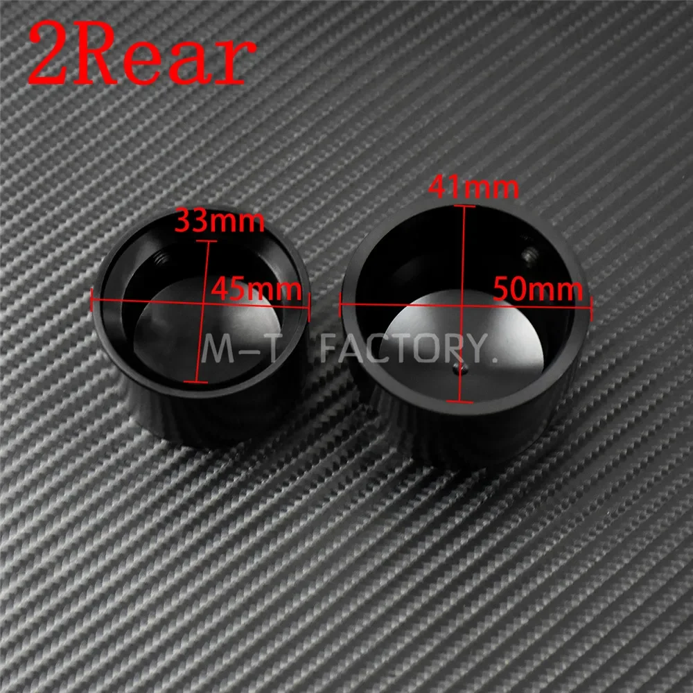 Motorcycle CNC Front Rear Axle Nut Covers Caps Black Kit For Harley Touring Dyna Sportster Road King Fat Bob Breakout FXSB